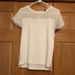 White Sheer top blouse